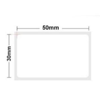 Etiqueta Adesiva 50x30MM Niimbot B21 B1 230 Etiquetas p/ Rolo em Oferta na Shopee
