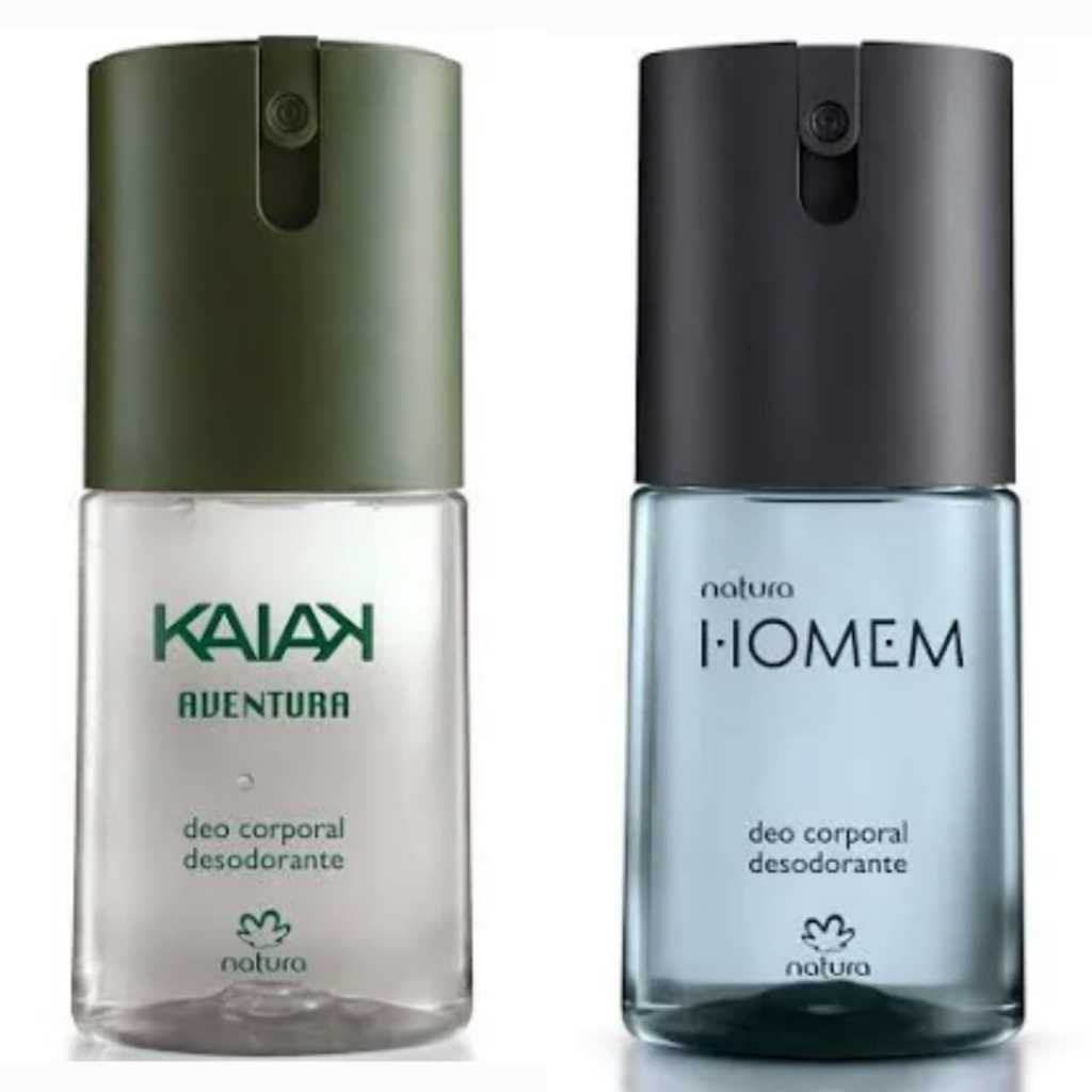 Desodorante corporal Kaiak Aventura + Natura Homem 100ml(KIT COM 02)