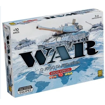 JOGO WAR GROW ORIGINAL TABULEIRO ESTRATEGIA CLASSICO