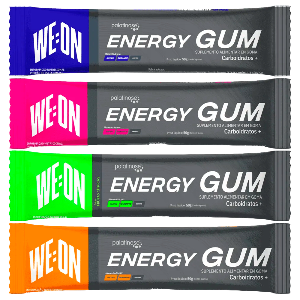 We:On Energy Gum - Goma de Carboidratos