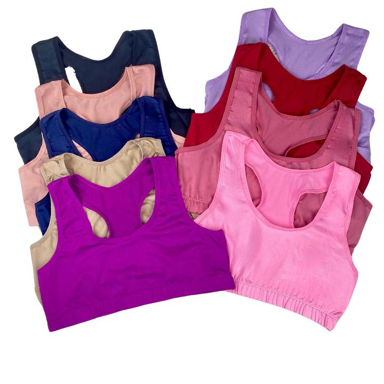 Kit c/ 5 Top Academia Musculação Para Fitness Casual Praia Treino C/ Elástico