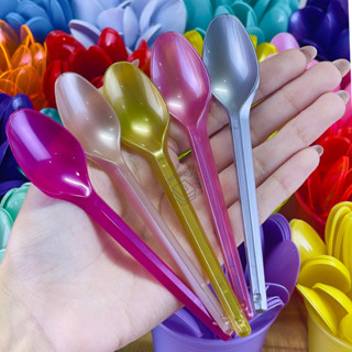 50~200 Colher Perolada Sobremesa Decoração Bolo BELLO COLHERZINHA CORLORIDA  PEROLADAS  CANDY NEON em Oferta na Shopee