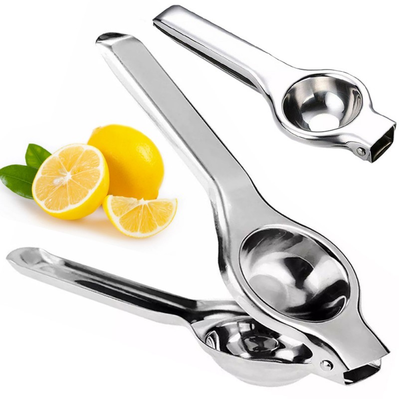 Espremedor de limão Manual em Aço Inox Inoxidável Resistente Multiuso Utensilio para Cozinha Lemon Squeezer