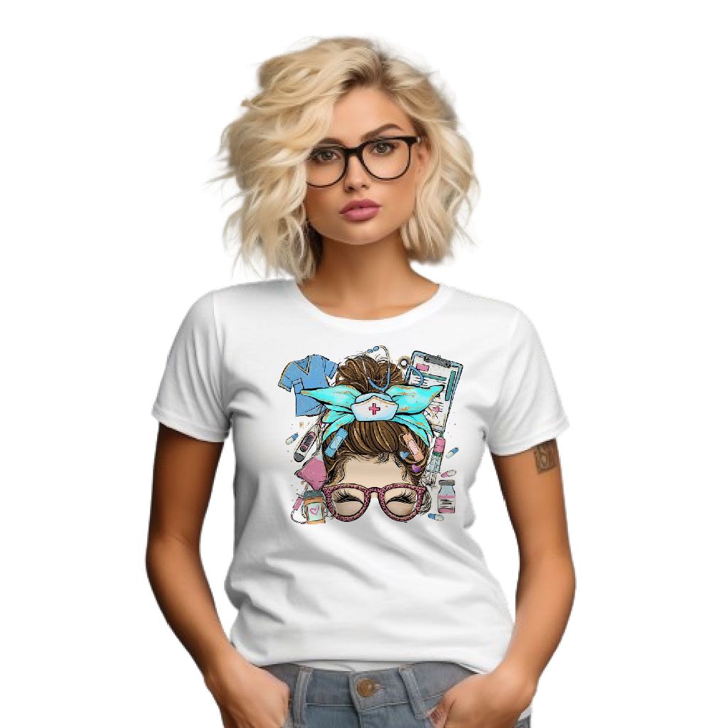 Camiseta Adulto área da Saúde, enfermagem, enfermeira, técnico, farmácia