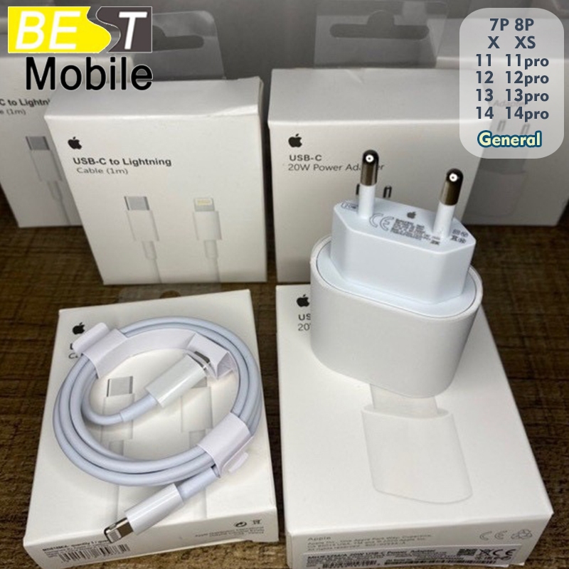 Kit Carregador De iPhone Fonte com Cabo Carregamento Rápido 1m PD 2OW em Oferta na Shopee