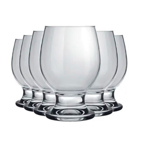 Jogo 6 Taças de Vidro Paulista 265ml Nadir Água e Suco Incolor Design Luxo e Resistência em Oferta na Shopee