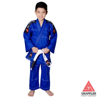 Kimono Infantil Patch para Jiu-Jitsu/Judo + Faixa - Grappler em Oferta na Shopee
