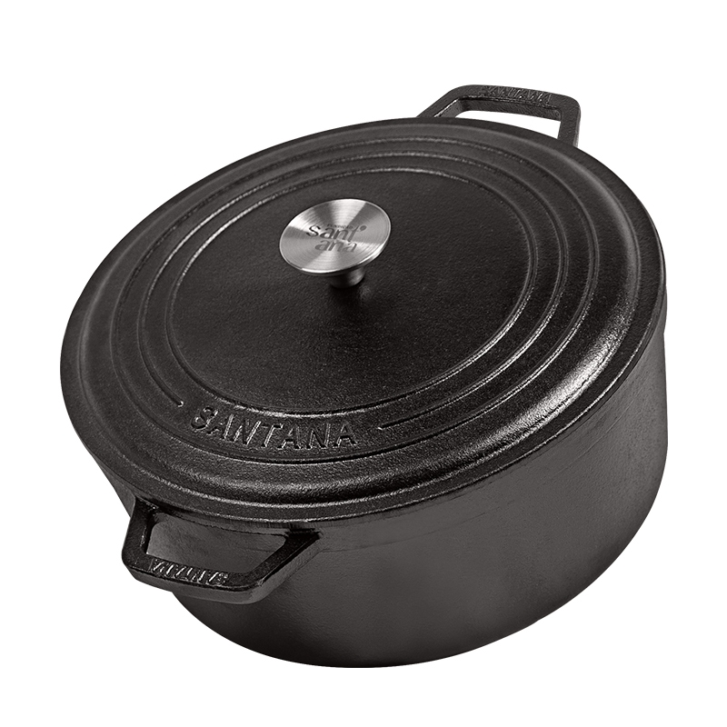 Caçarola de ferro fundido 5 L com tampa