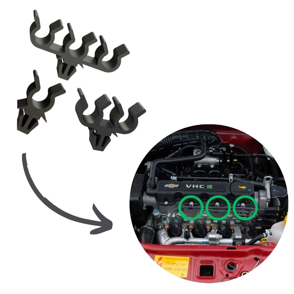 KIT PRESILHA GRAMPO SUPORTE CABO VELA SPIN TIGRA VECTRA ZAFIRA