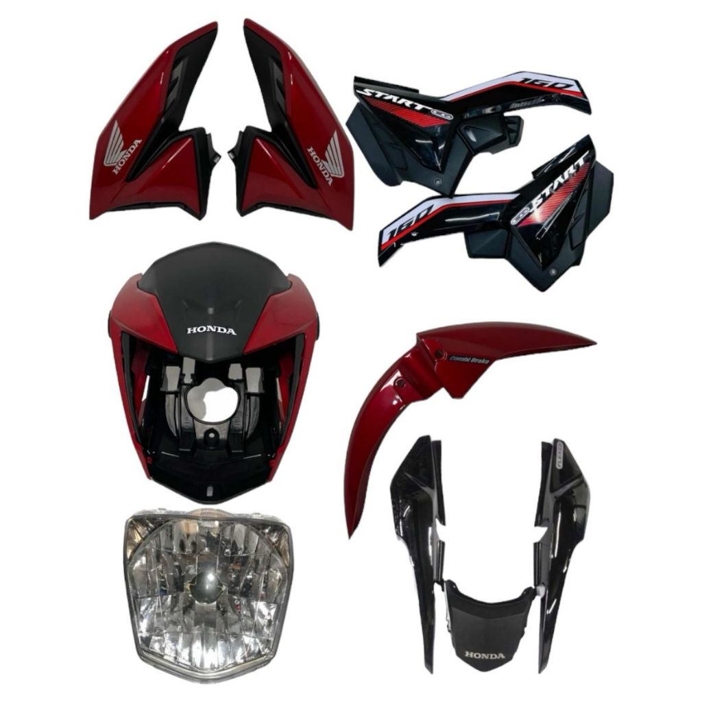KIT CARENAGEM FRENTE TITAN 160 24/ rabeta Start