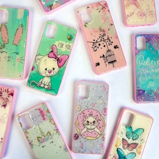 Capa Borda Rosa Infantil Para Samsung A31 / Capinha Fofa /  (CF31) em Oferta na Shopee