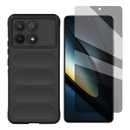 Capa Capinha Para Xiaomi Poco F6 Pro + Pelicula Hydrogel Privacidade