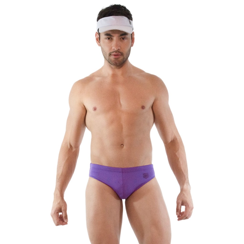 Sunga Slim Uva Silk Gel Garda Uomo