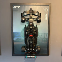 Poster para Quadro Lego Mercedes w14 - 50x70cm