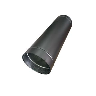 duto para chaminé de 60cm preto (eletroestática) em Oferta na Shopee