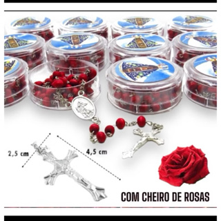 70 unidades de terço perfumado ótima qualidade nossa senhora aparecida em Oferta na Shopee