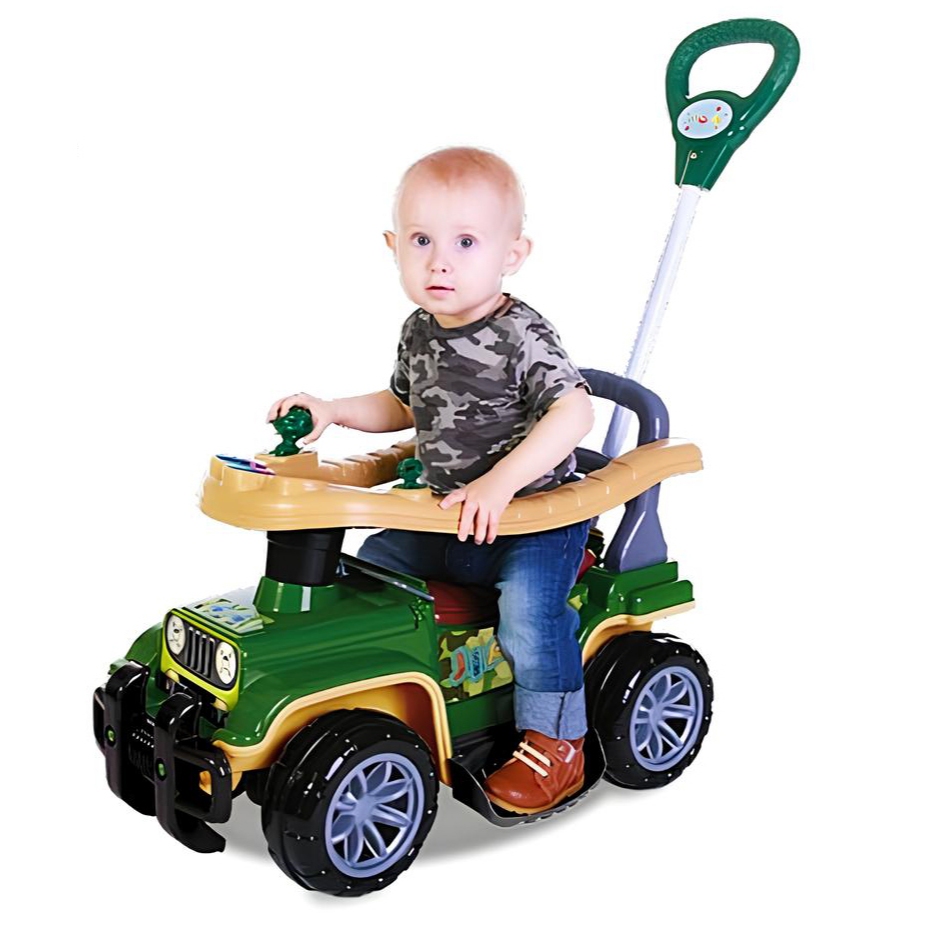 CARRINHO DE PASSEIO INFANTIL COM EMPURRADOR JIP JIP QUADRICICLO MILITAR ANDADOR DE CRIANÇA MOTO DE BRINQUEDO MOTINHA PROTETOR APOIO PÉS TRICICLO MOTOCA PEDAL GRANDE BRINQUEDOS DE MENINO MENINA BEBE MOTOQUINHA ELÉTRICA VELOTROL JIPJIP MARAL