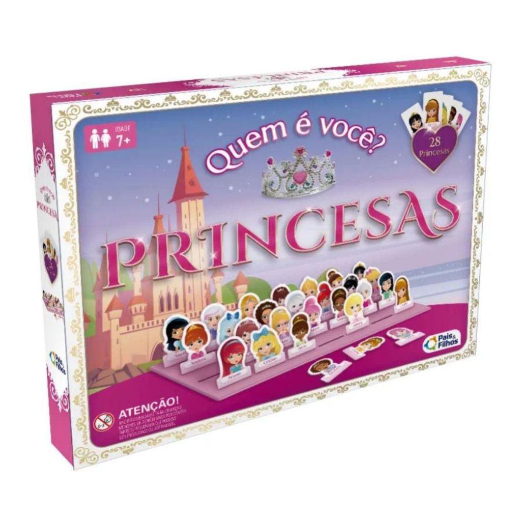 Quem é você? Princesas Jogo Infantil de Tabuleiro Interativo Pais&Filhos em Oferta na Shopee
