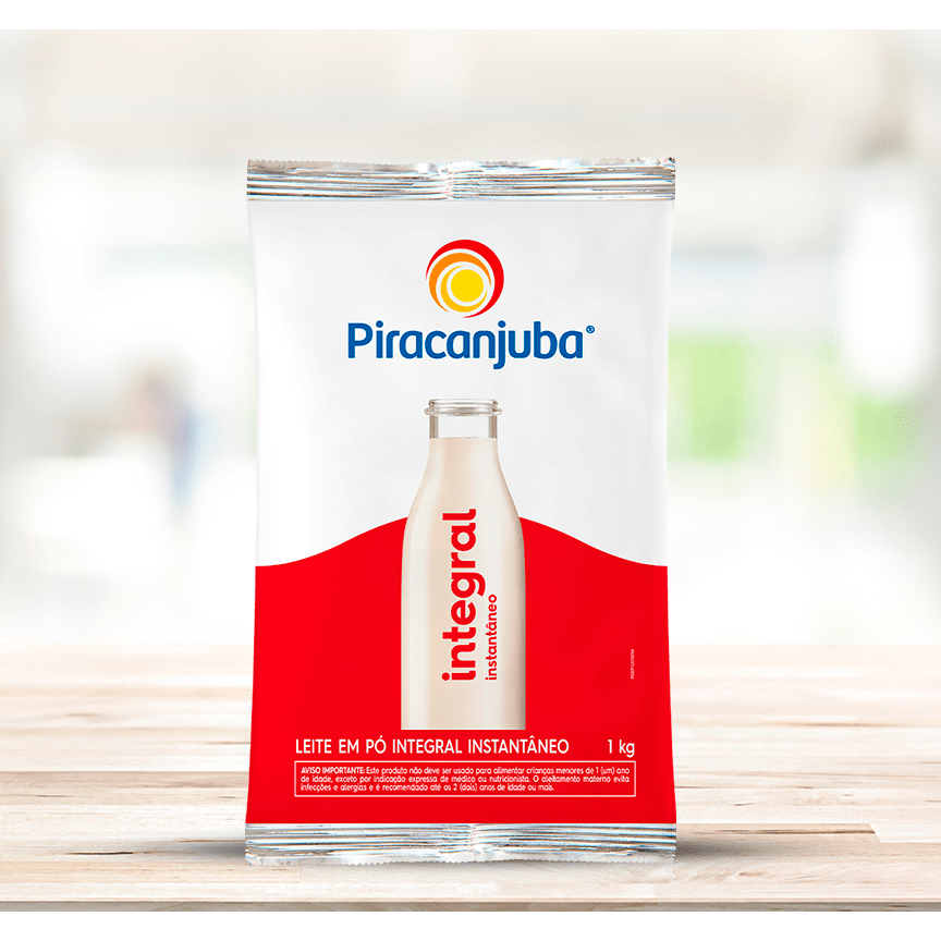 Leite em Pó Integral Instantâneo 1kg - Piracanjuba