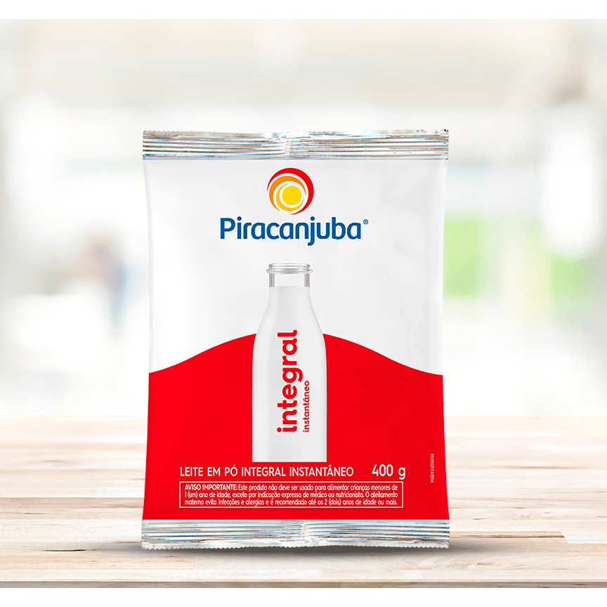 Leite Em Pó Instantâneo 400g - Piracanjuba