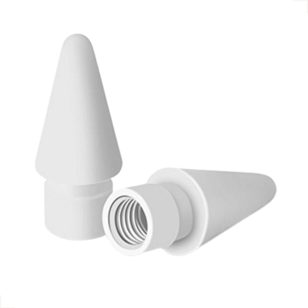 Kit 2 Pontas Caneta Compatível Apple Pencil Para Geração 1 e 2 Ipad  Hard