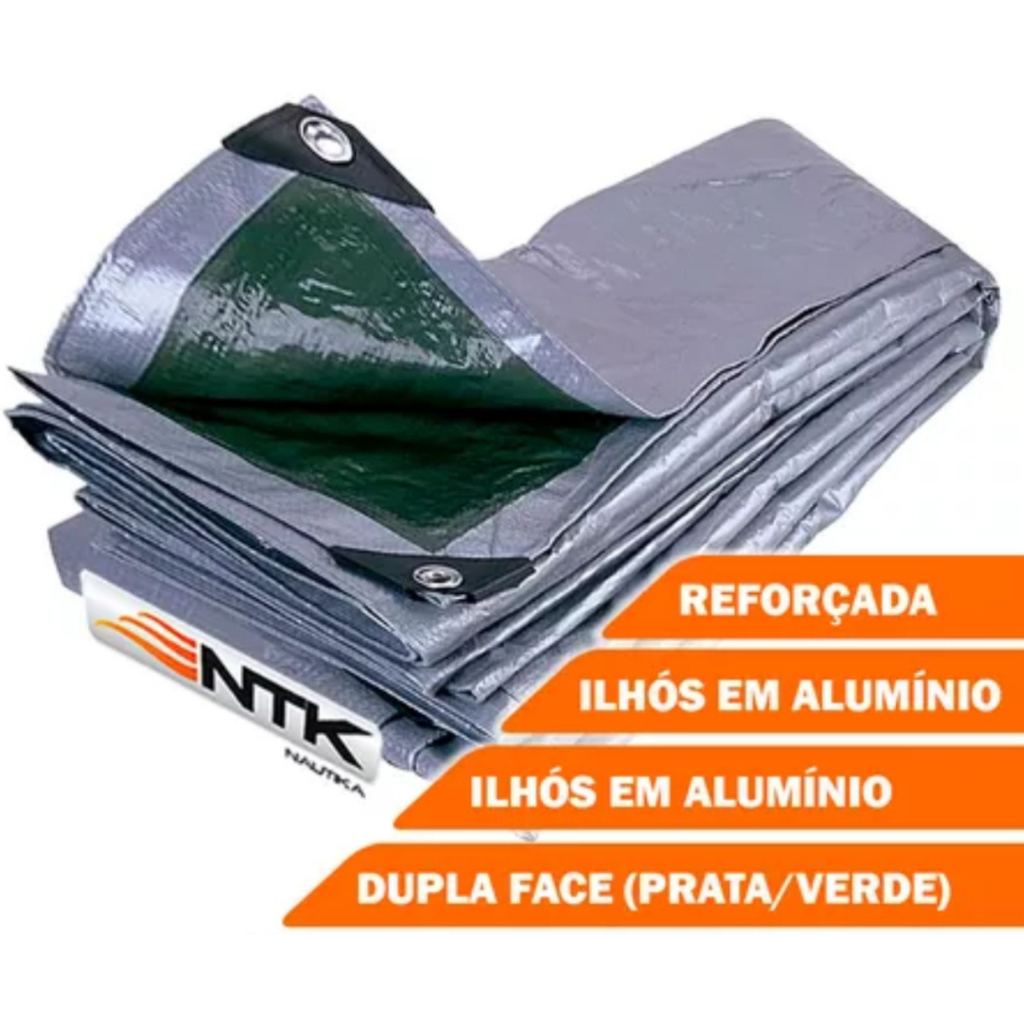Lona Multiuso 4x3 M Cobertura Reforçada Impermeável Nautika em Oferta na Shopee