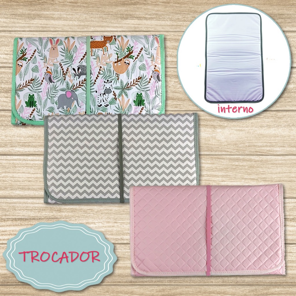 Trocador Portátil Impermeável para Bebê Menino Menina