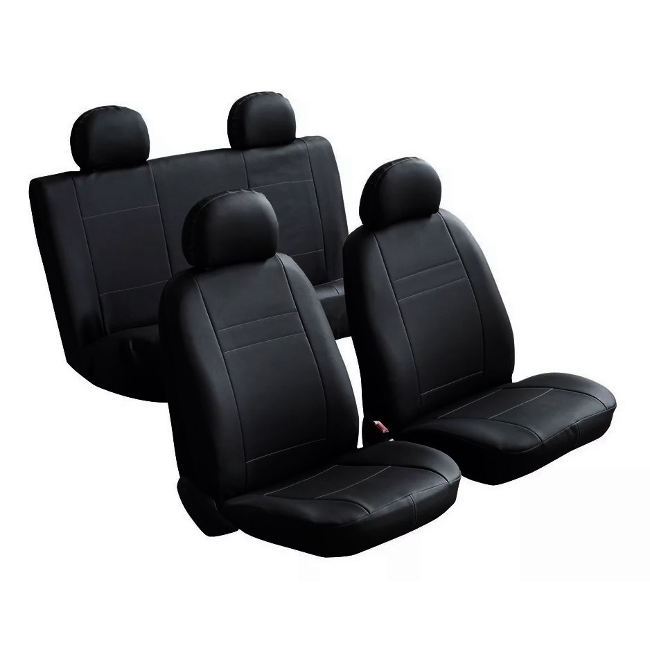 Capa P/ Bancos Carro Couro Ford Fiesta Hatch Sedan Ecosport Escort Courier Focus