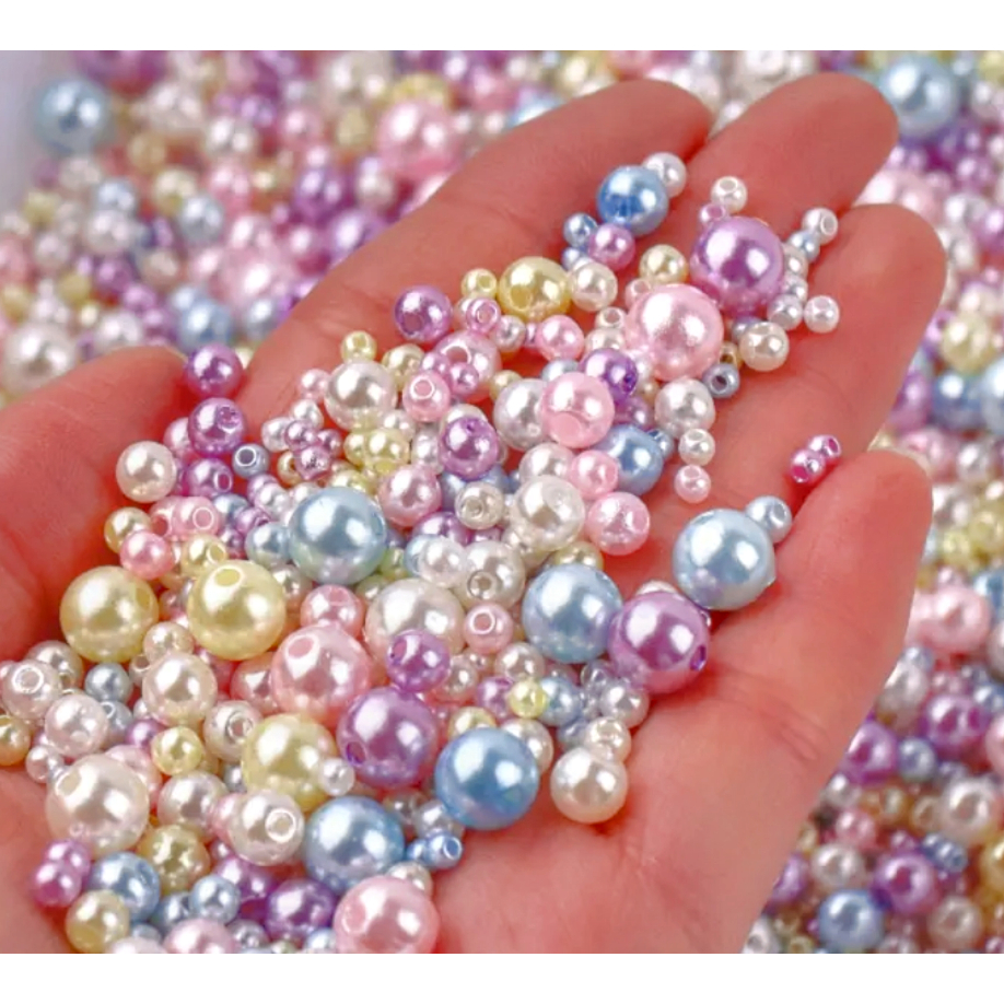 Kit Perolas Coloridas de ABS 300 Unidades em Oferta na Shopee