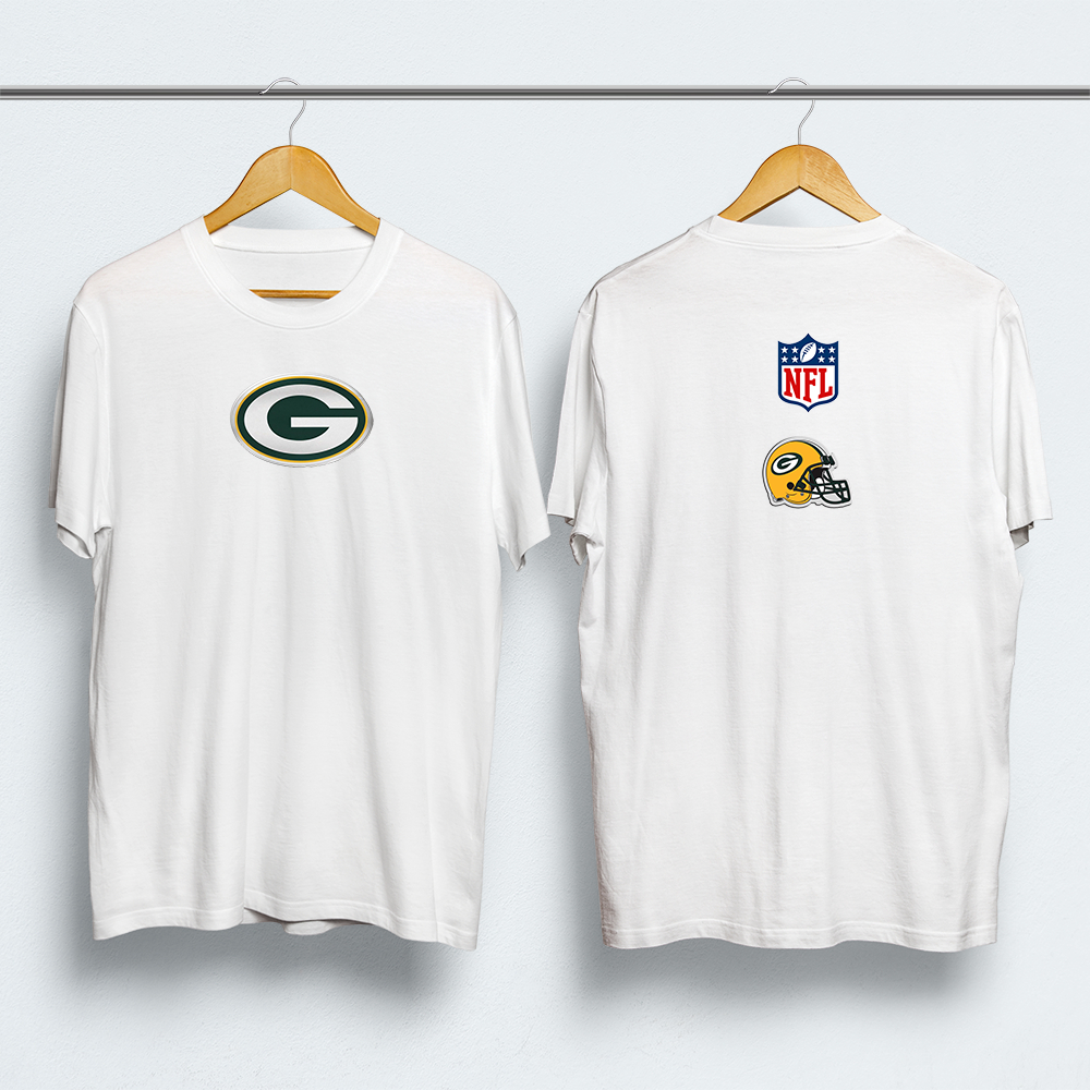 Camiseta basica  casual nfl pakers