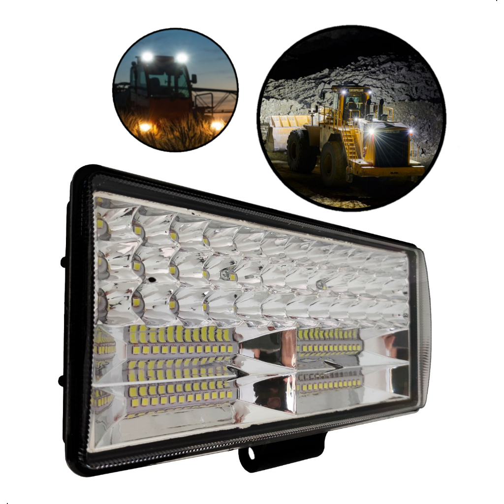 Farol Auxiliar de LED Farois de Milha 252W VPL-7328 carro trator caminhão Guincho Pickup Jeep