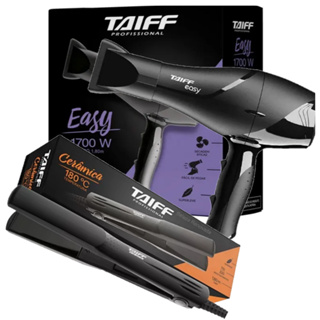 Kit Taiff Secador Easy 1700W e Prancha Taiff Cerâmica 180ºC - com Nota Fiscal e Garantia em Oferta na Shopee