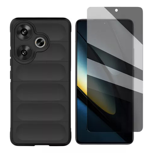 Capa Capinha Para Xiaomi Poco F6 + Pelicula Hydrogel Privacidade