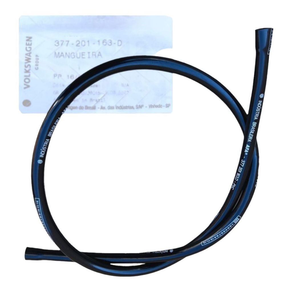 MANGUEIRA RESPIRO DO TANQUE DE COMBUSTIVEL GOL G2 BOLA G3 E G4 1996 A 2013 ORIGINAL 377201163D VOLKSWAGEN