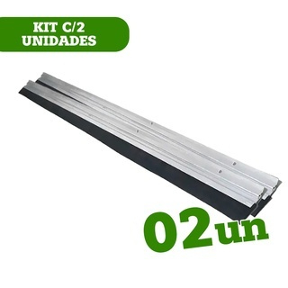 Kit 2 Rodo Vedante de Porta em Alumínio e Borracha Veda Porta 80CM em Oferta na Shopee