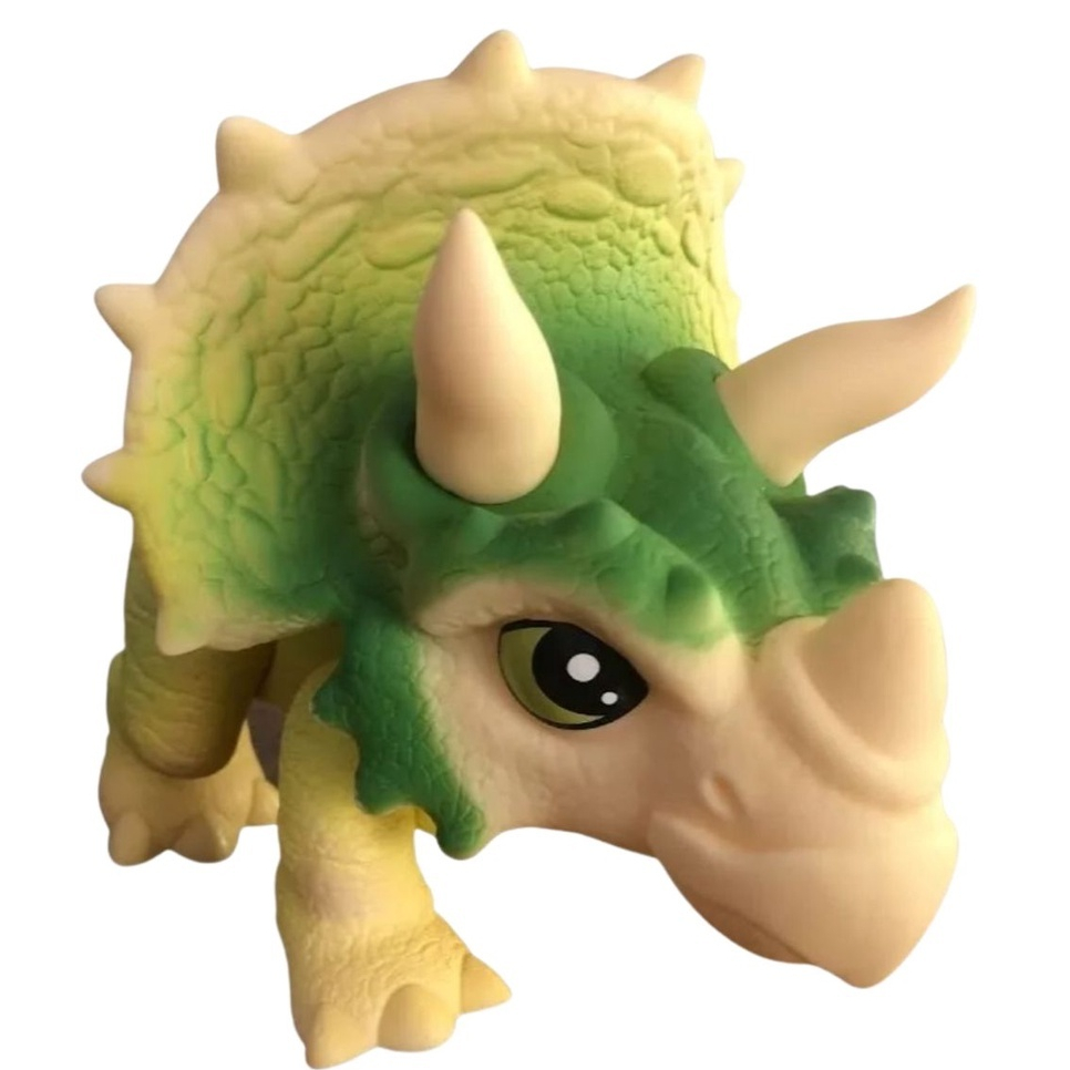 Dinossauro Brinquedo Triceráptos Jurassic World Baby Articulado Vinil Original
