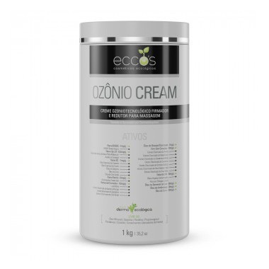 Ozônio Cream Creme Neutro Ozonizado Para Massagem Relaxante E Redutora 1kg - Eccos