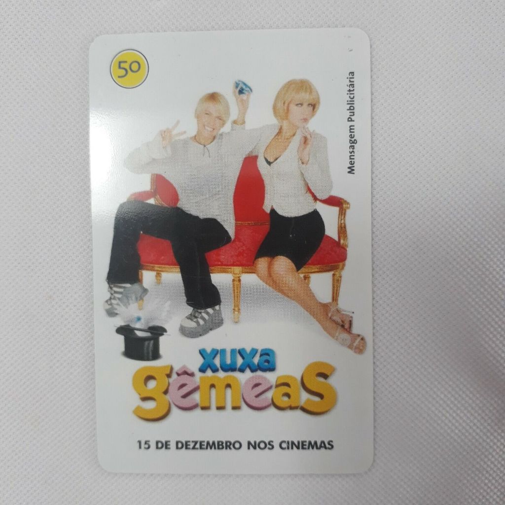 Cartão Telefônico Xuxa Meneghel Filme Gemeas Telefonica 2006