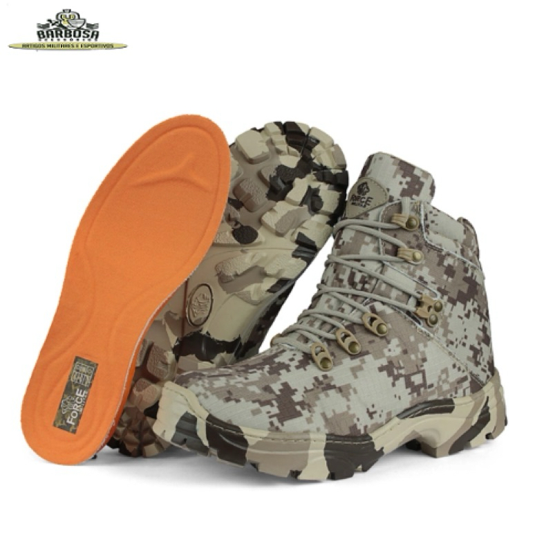 Bota Force Militar Digital Desert