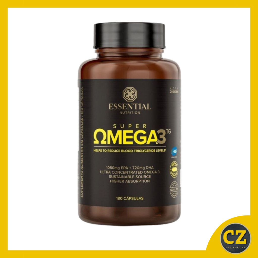 Super Omega 3 TG 1000mg (180 Cápsulas) - Essential