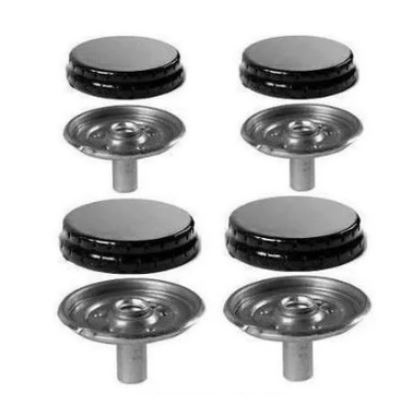Kit Espalhador + Queimador Peças Fogão 4 bocas Esmaltec Veneza/ Bali/ Ágata/ Munique/ Caribe