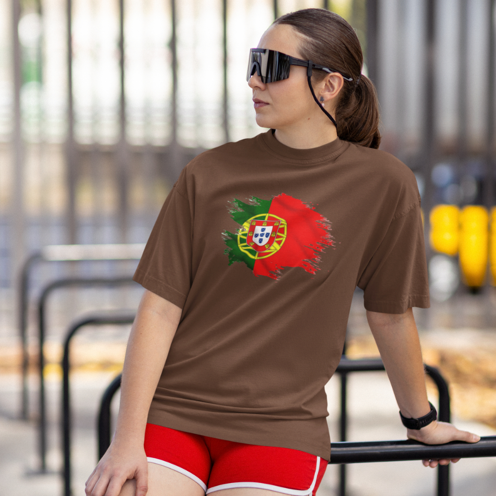 Camiseta Seleção Portugal Camisa Basica Casual 100% Algodão Unissex C15