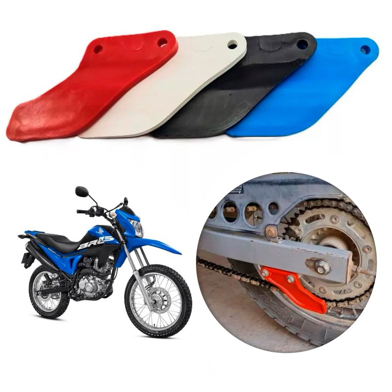 Protetor Corrente Transmissão - NXR Bros 150 Bros 160Bros 125  XRE 190/Tornado/XRE 300/XR 200/Falcon em Oferta na Shopee