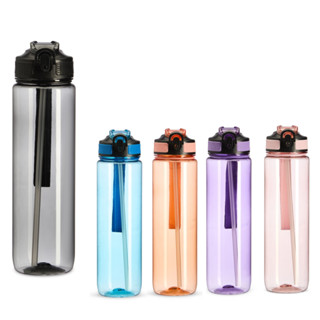 Garrafa Squeeze Plástico 1 litro grande Agua suco bebida Academia escola faculdade trabalho em Oferta na Shopee