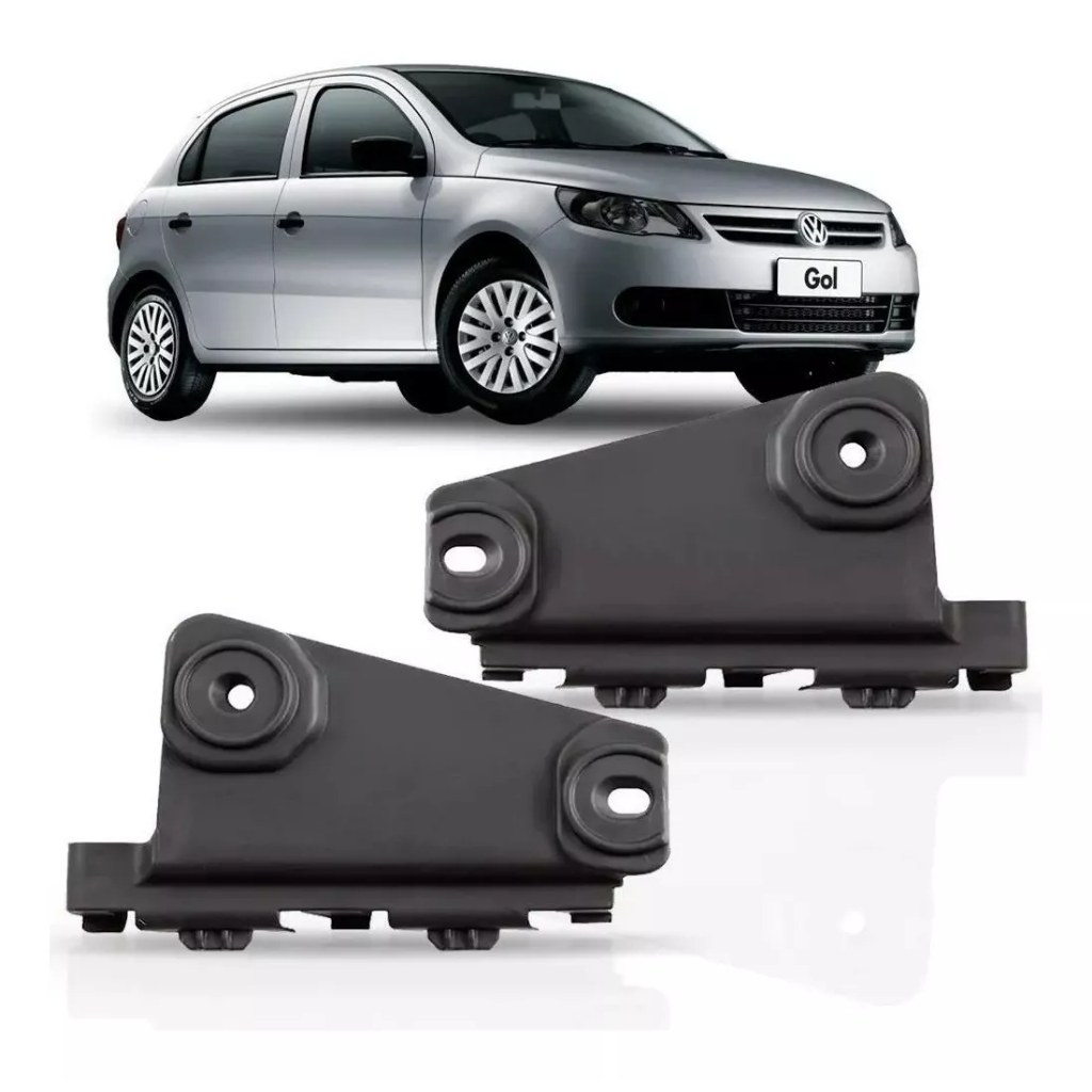 Par Suporte Guia Parachoque Dianteiro Gol G5 Voyage Saveiro