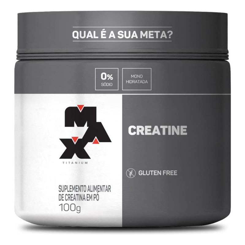 Creatina Pura Monohidratada 100g 150g 300g - Max Titanium