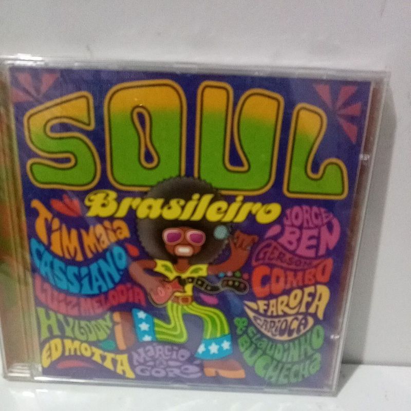Cd Soul Brasileiro Tim Maia, Cassiano, Luiz Melodia,Hyldon, Gerson Combo, Claudinho e Buchecha.....Novo de Fabrica Original