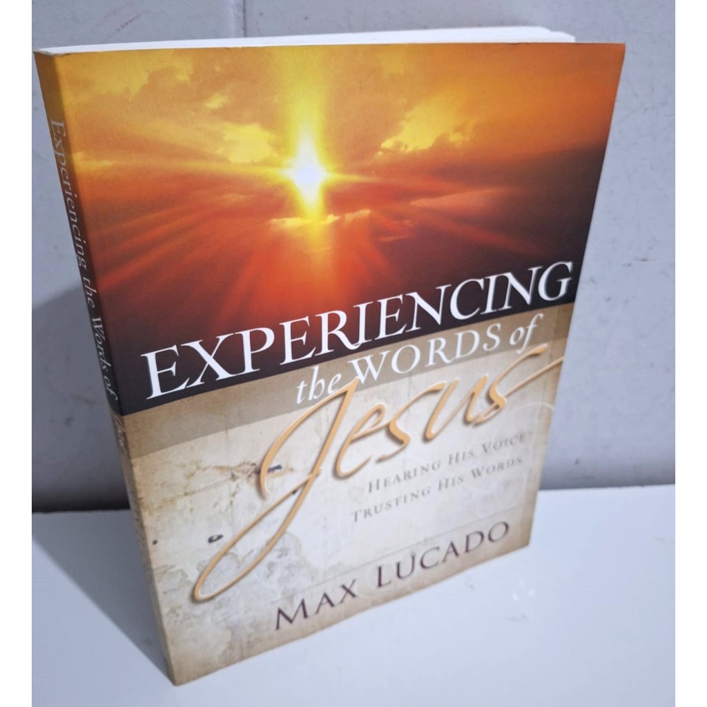 Livro Experiencing the Words of Jesus Hearing His Voice Trusting His Words interactive workbook