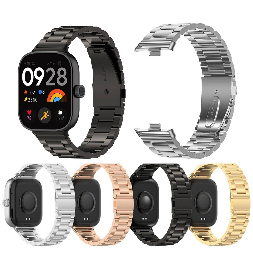 Pulseira para Xiaomi Redmi Watch 4 pro Elos de metal em aço inoxidável Redmi Wat