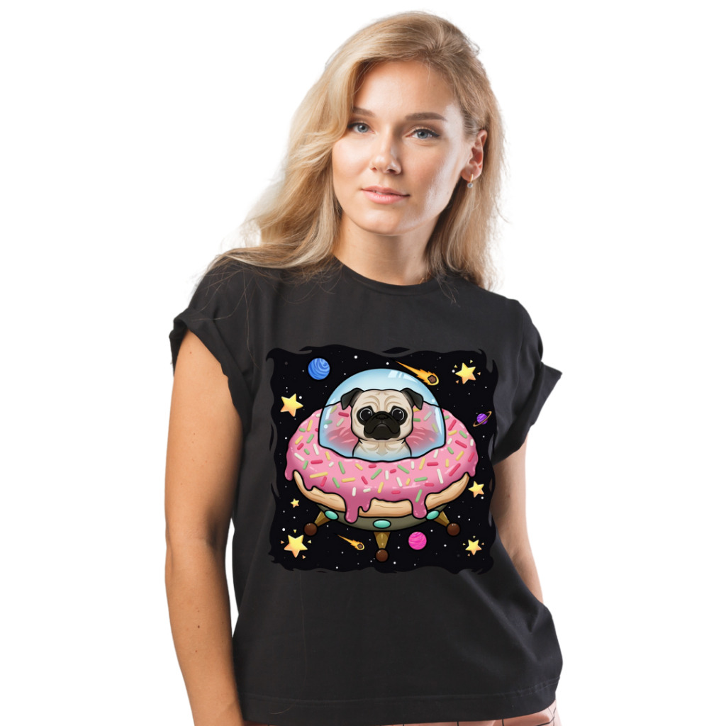 Camiseta Babylook Pug Meu PEt Cachorrinho Dog Babylook Feminina 100% Algodão Envio imediato